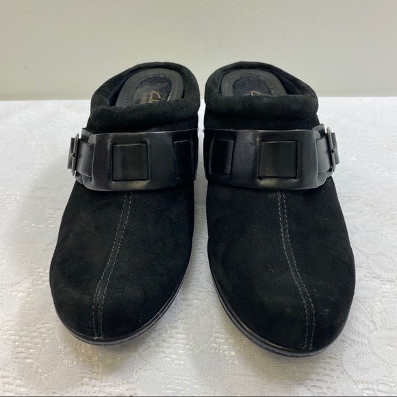 Clarks Bendables. Clogs. Size 6.5 M. Black color. - Picture 2 of 9